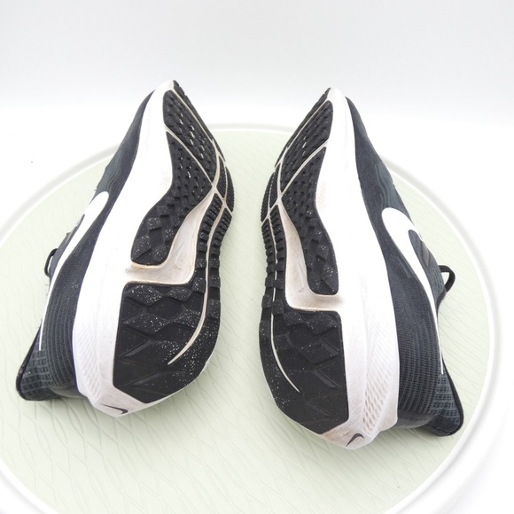 Nike Air Zoom Pegasus 39 DH4071-001 Mens 12 Running Shoes Black White Sneakers - Picture 6 of 9